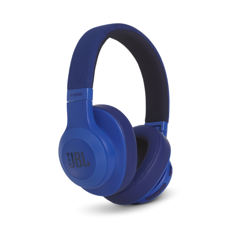 Casti audio on-ear JBL E55BT, Bluetooth, Blue